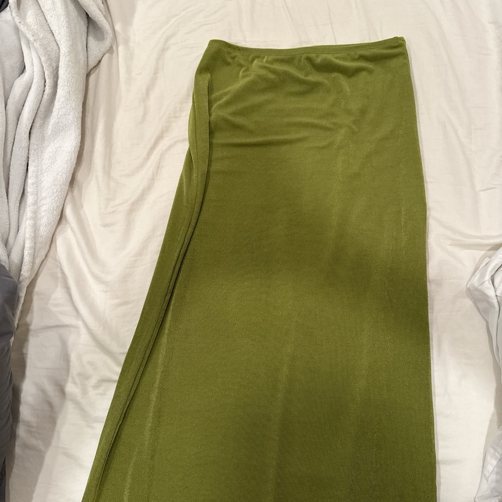 Princess Polly Olive Maxi Skirt